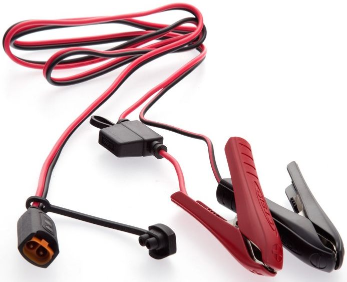 Złącze komfortowe z krokodylkami i wskaźnikiem stanu akumulatora