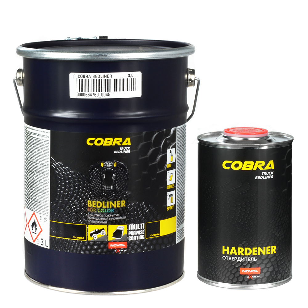Novol Cobra Truck bedliner колір 3л