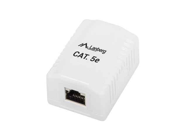 

Gniazdo natynkowe RJ45 Lanberg, ekranowane kat.5e