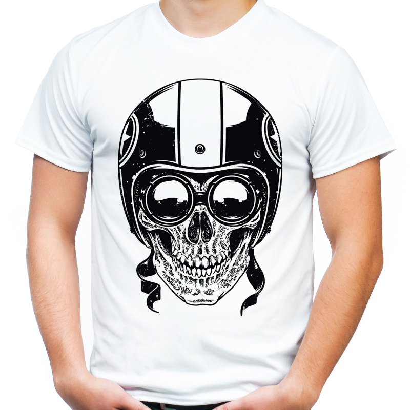 

Koszulka z czaszką horror emo t-shirt czaszka Hq L