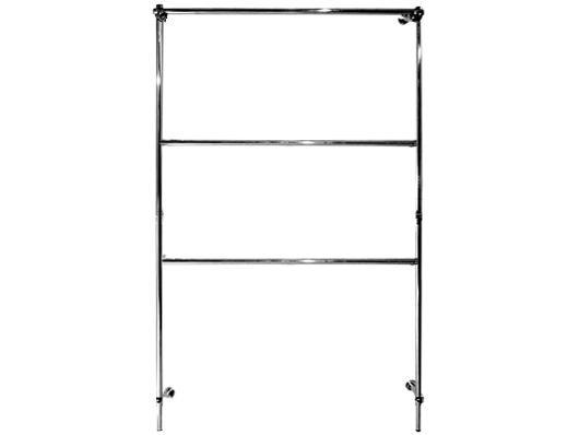 REGAŁ REGAŁY DO SKLEPU 1m 3 poprzeczki c1