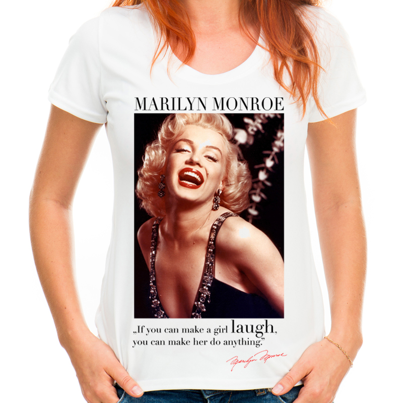 

Koszulka z Marilyn Monroe dla żony dziewczyny -M