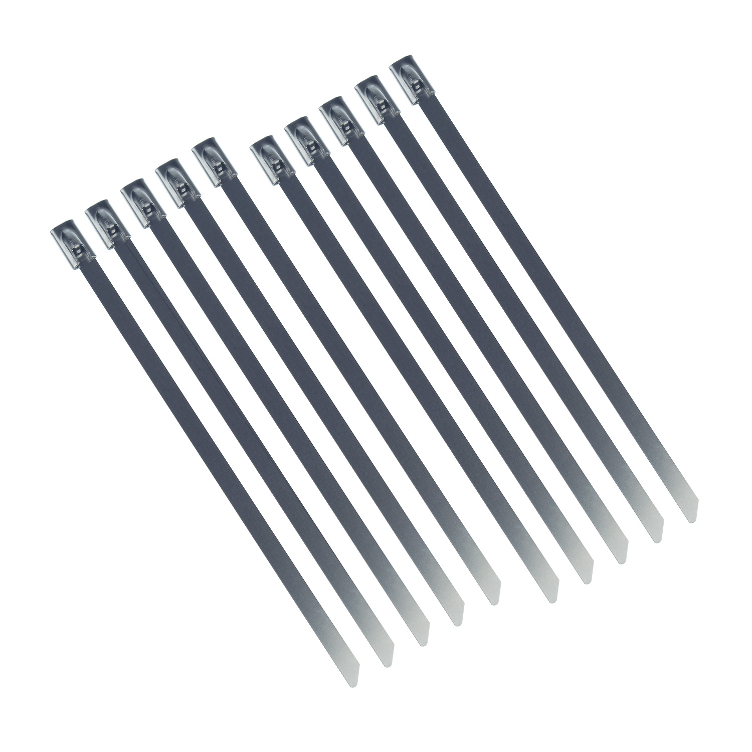 

Opaski zaciskowe stalowe 300x4,5mm 10 szt