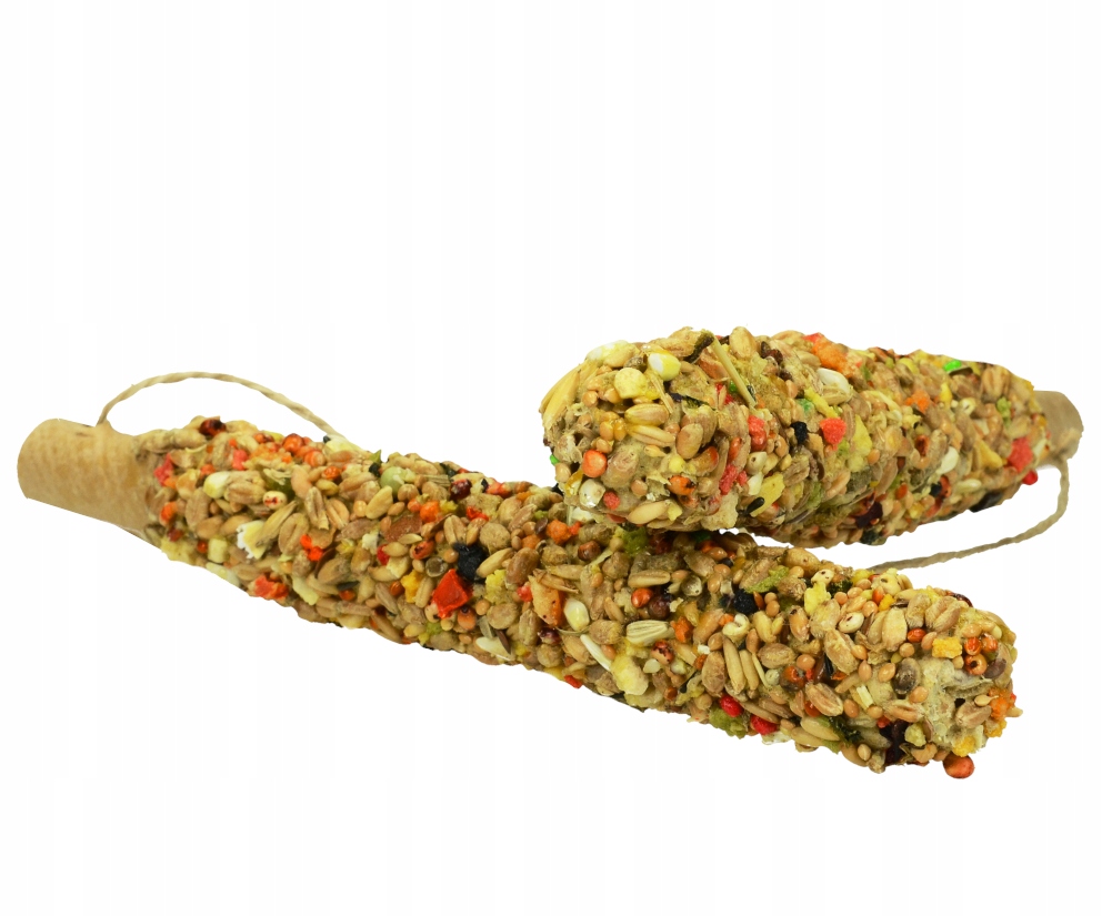 UNIWERSALNA KOLBA ZIARNO DLA PTAKÓW KARMA POKARM CAŁOROCZNY SMAKERS (2 SZT) Waga 0.1 kg