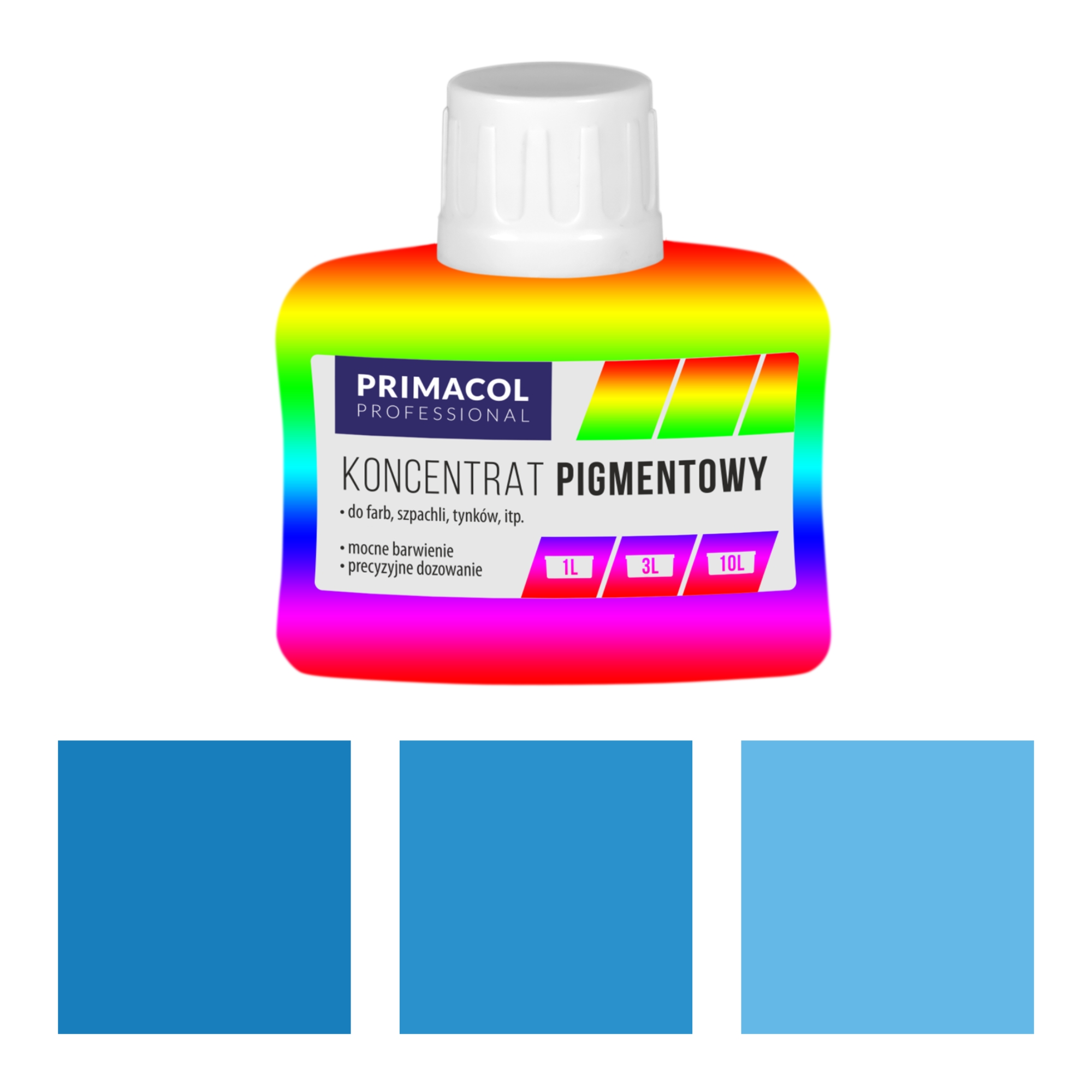 

Koncentrat Pigment do Farb i Tynków 80ml lazurowy