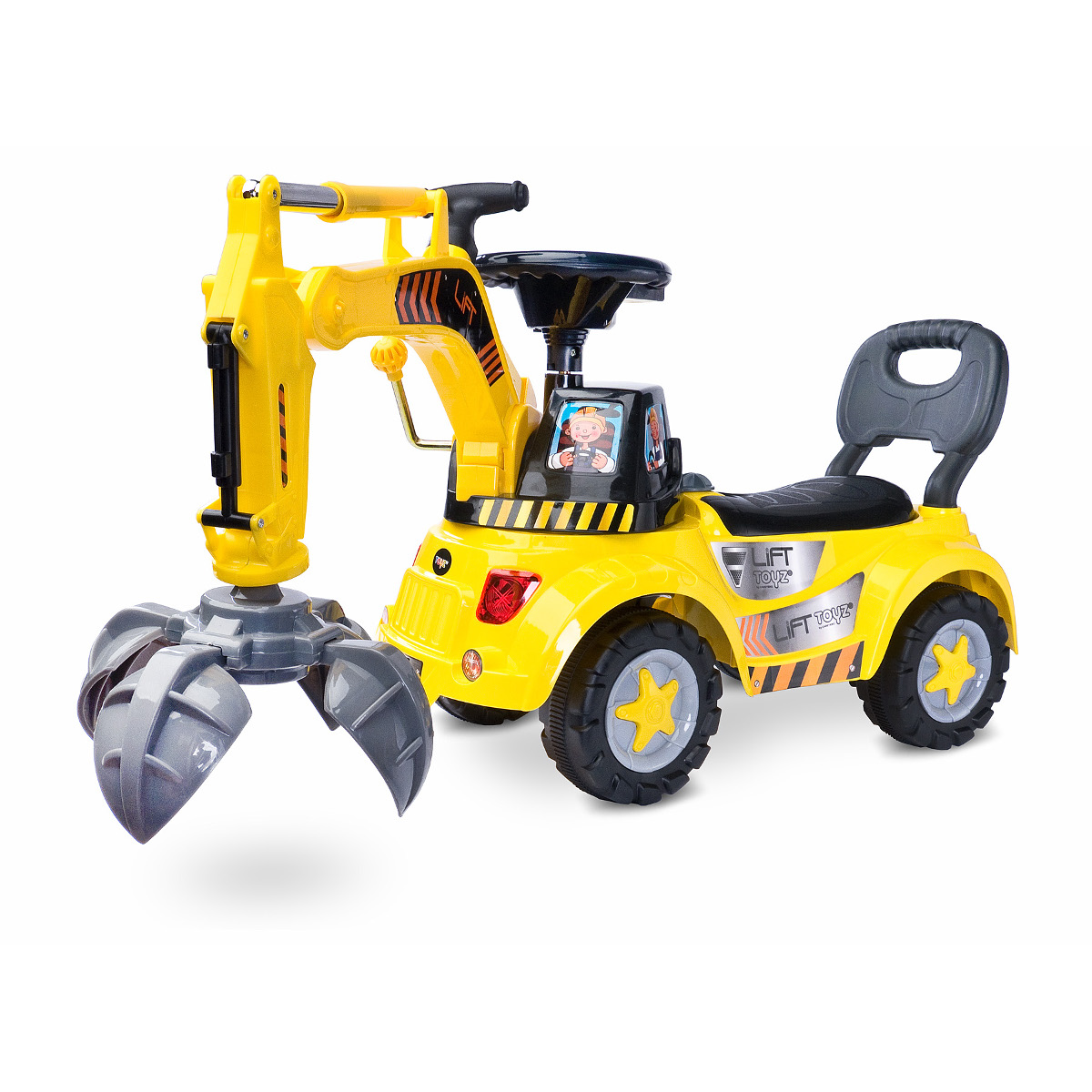 Jeździk Pchacz Z Koparką Zabawki Wiaderko Toyz 7079332863 Jeździk Pchacz Z Koparką Zabawki Wiaderko Toyz 7079332863