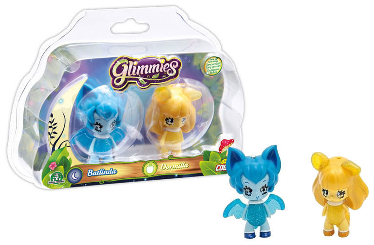 Glimmies Zestaw 2 świecące Figurki 7cm świetliki 6794212616