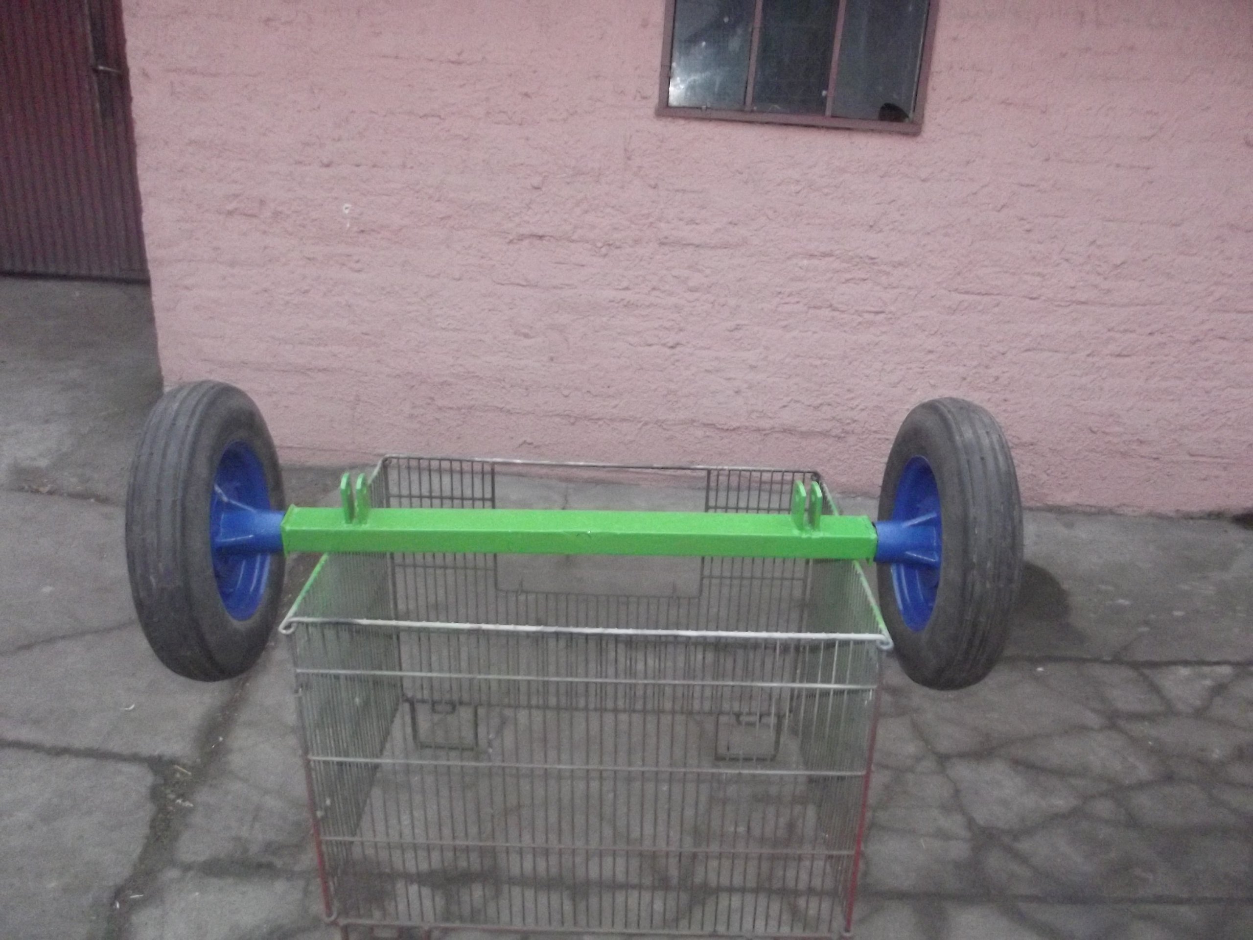 OŚ Z KOŁAMI DO WÓZKA OŚ DO PRZYCZEPKI DO TRAKTORK - 7097693756