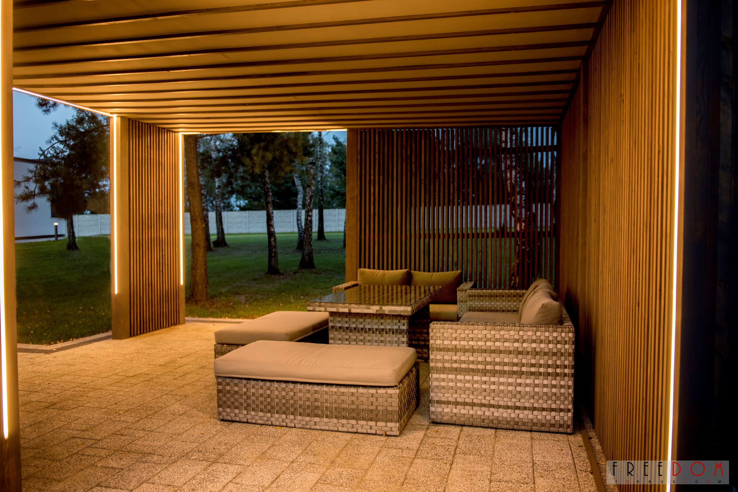 pergola ogrodowa, nowoczesna altana, wiata - 7343002952 ...