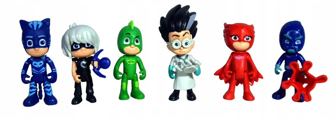 Pidżamersi Zestaw Zabawek 6szt Akcesoria Pjmasks 7539329097