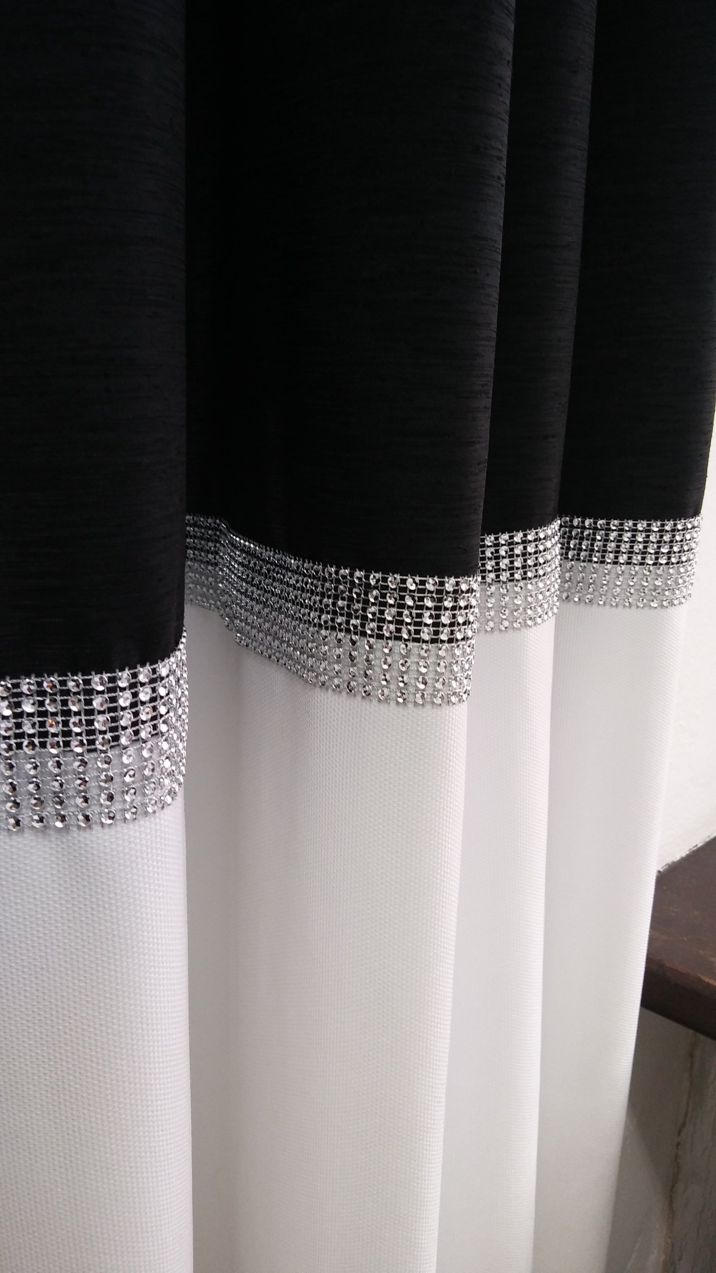 Firanki Rolety Rzymskie Gotowe Zasłony Cekiny 7285950631 oficjalne