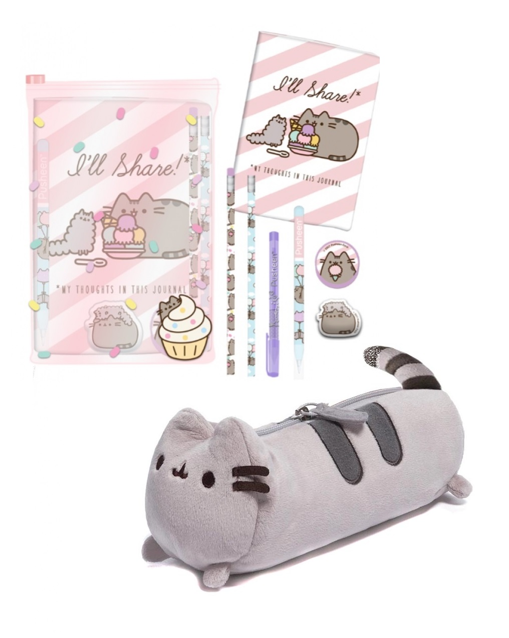 Puszin Kotek Kot Pusheen Piórnik Zestaw Szkolny 7415253205