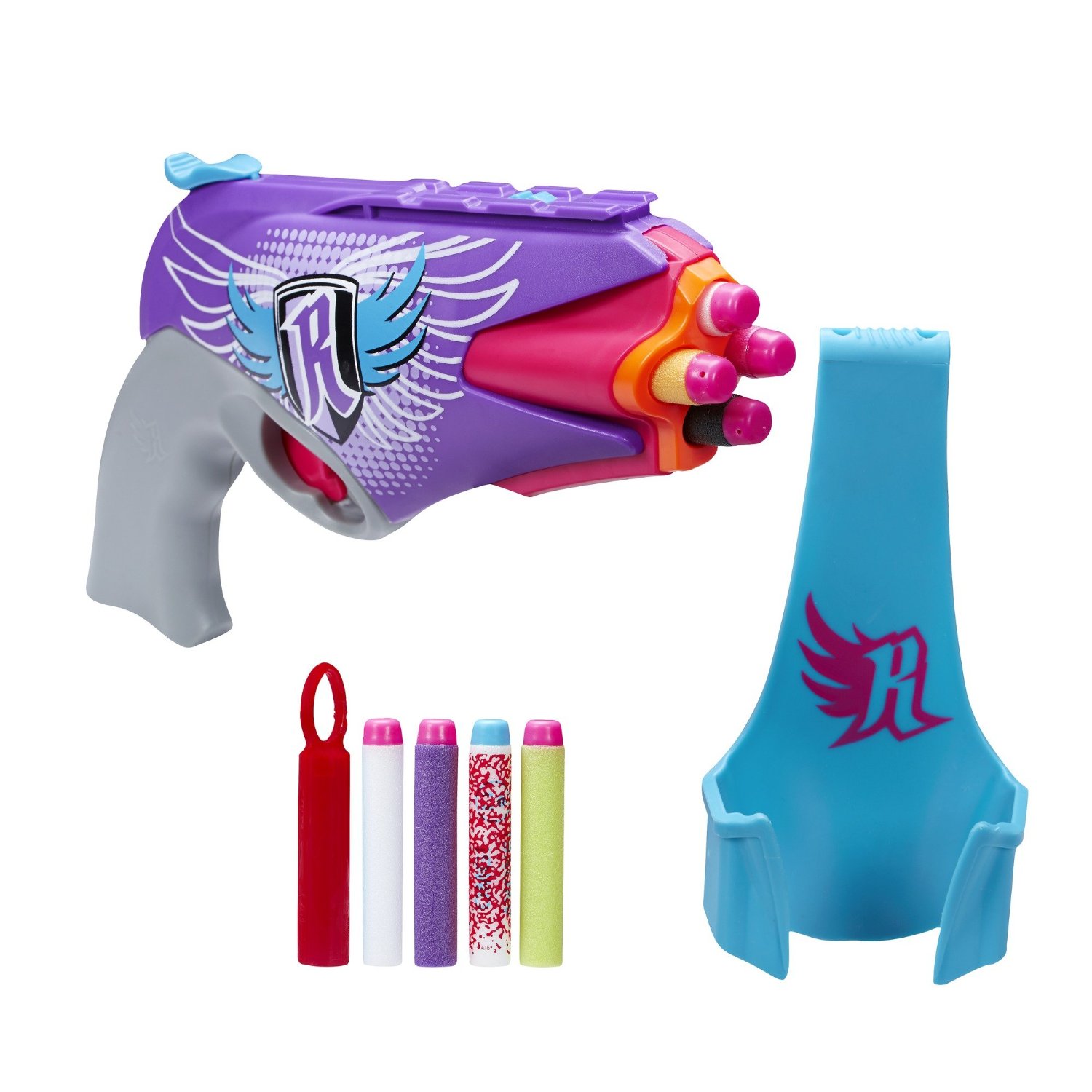 NERF REBELLE 4VICTORY PISTOLET B0475 + 12xNABOJE 6659367262