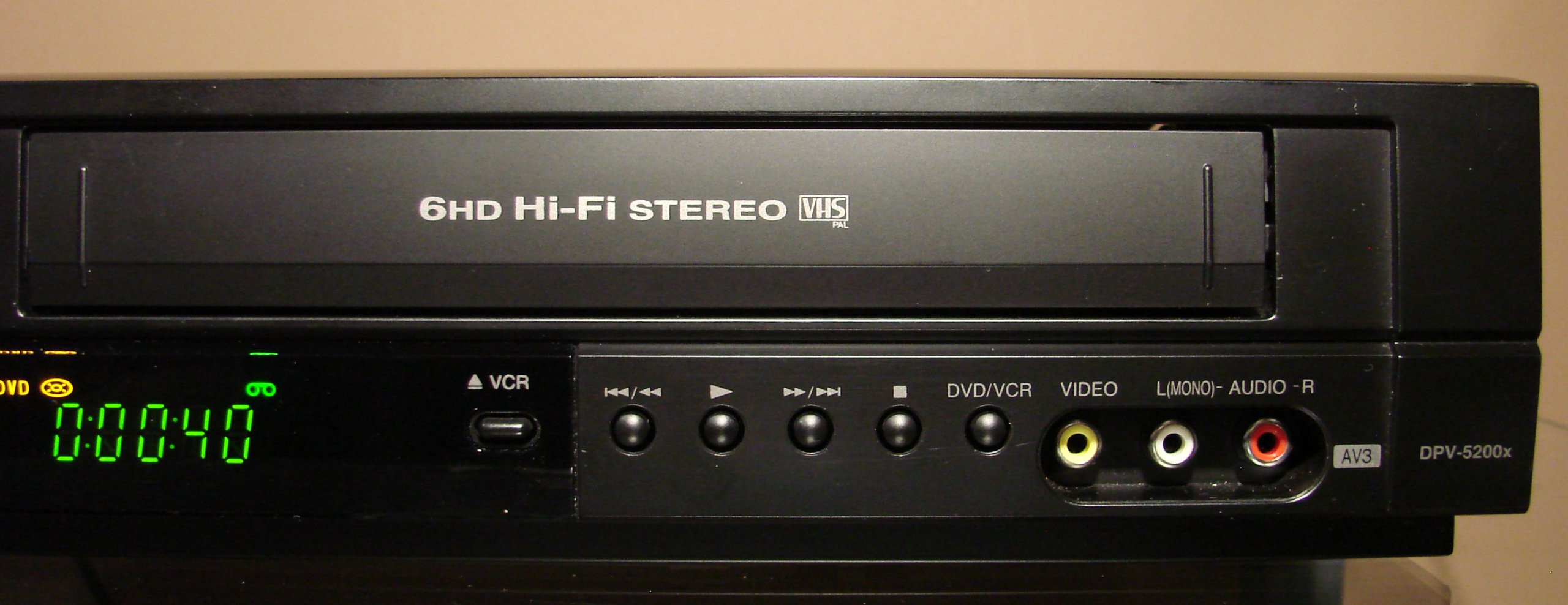 TARGA DPV-5200x 6HEAD HiFi COMBO VHS / DVD + PILOT - 7117033644