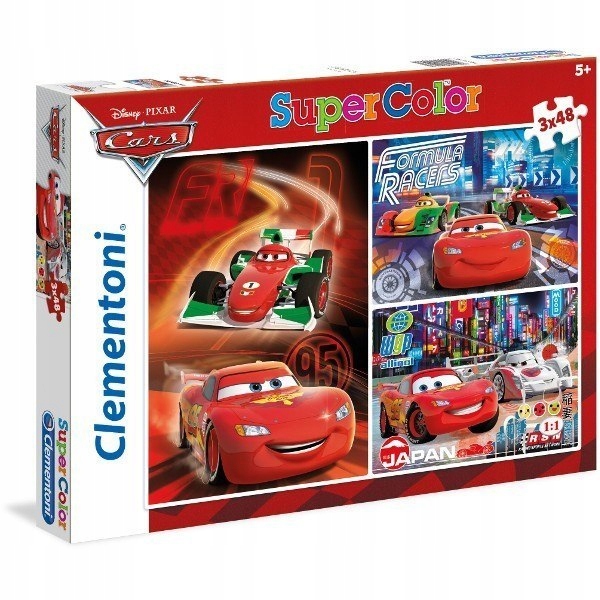 Clementoni 3x48 Elementów Cars 7475392609 Oficjalne Archiwum Allegro