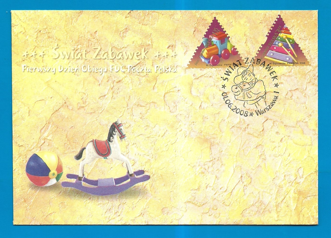 Fdc 4212 13 świat Zabawek Ii 2008r 7407203115 Oficjalne