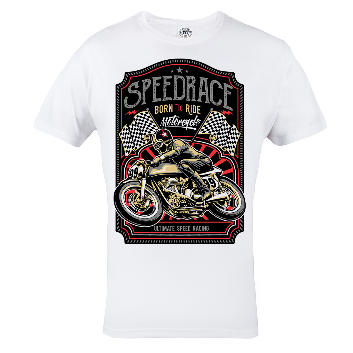 

Koszulka Na Motor Harley Chopper Bawełna MOTO04