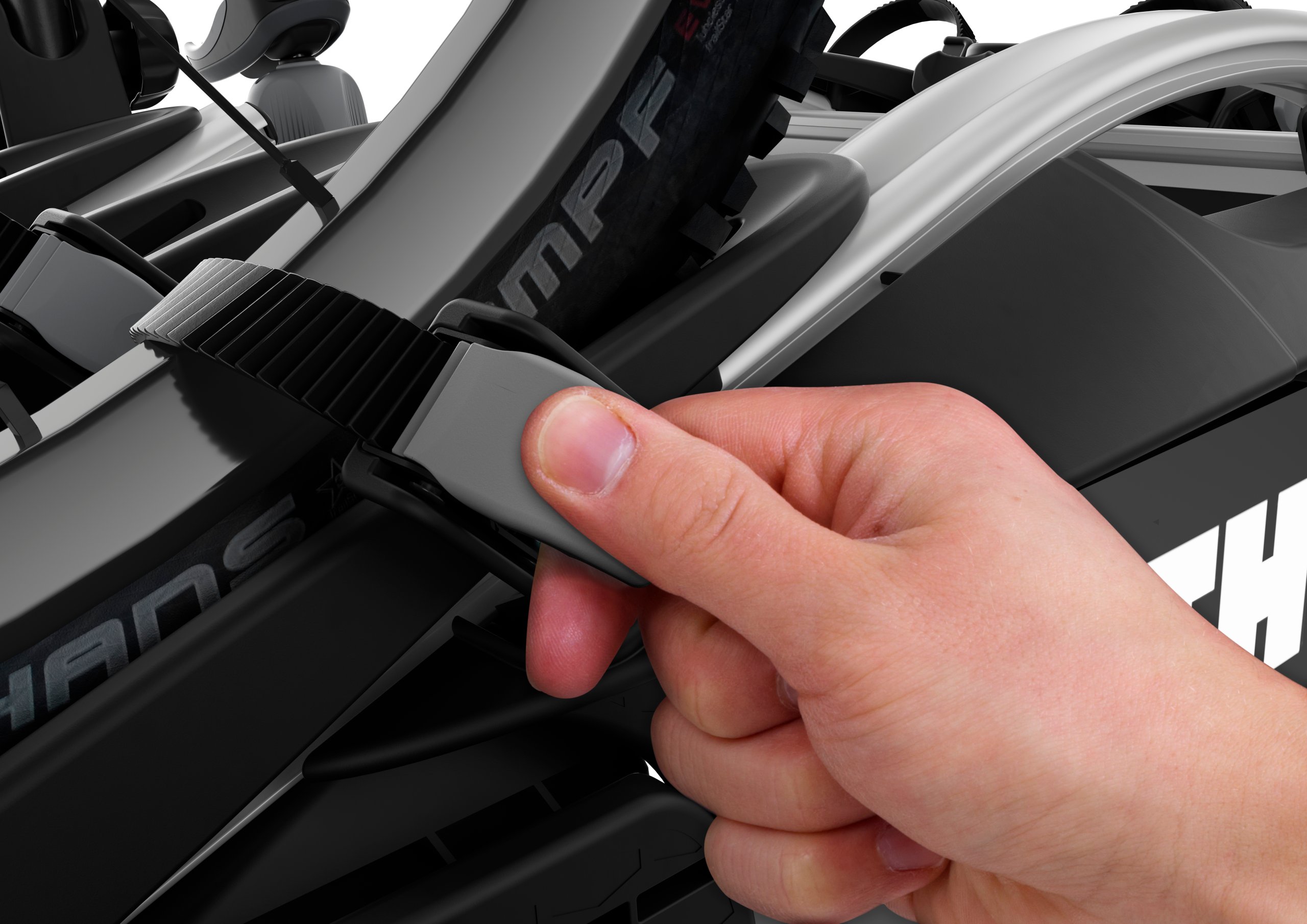 Bagaznik na 4 rowery Thule VELOCOMPACT 926 9261 Color silver