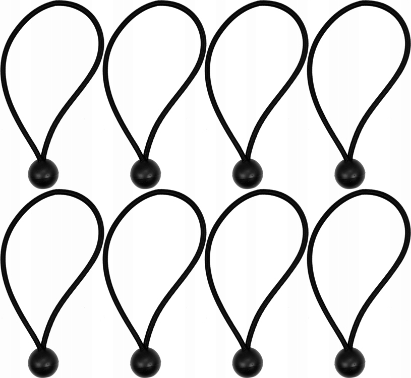 LINKA ELASTYCZNA Z KULKĄ DO PLANDEK 20 CM 8 SZTUK Marka Vorel