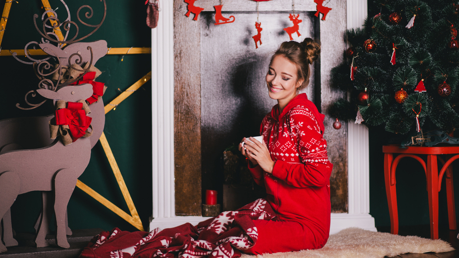 Piżamy z motywem świątecznym