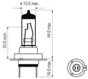 2x лампочки amio h7 стандарт 12v 55w px26d+w5w5, с разборки недорого
