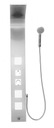 фото mini №2, Panel shower actima more with hydromassage silvery