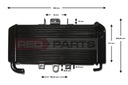 Охладитель воды redparts yamaha fzs 600 fazer 98-042, купить в Украине