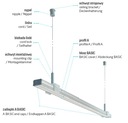 фото mini №11, Profile led backlight topper anodized phosphors 1 m black