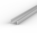 фото mini №4, Profile to led backlight aluminum 1m flat silvery