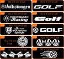 Наклейки vw golf passat wolfsburg edition 2 szt.2, купить в Украине