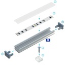 фото mini №9, Profile phosphors phosphors-x2-cz 2m external aluminum black