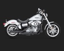 Harley dyna low супер широкий глушители v&h 91-175, с разборки недорого