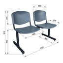 фото mini №8, Sofa iso plastic set 2 axis. to reception area