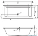 фото mini №2, Trough rectangular riho lusso 190x80 ba59+ legs