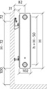 фото mini №2, Radiator steel purmo compact c22 (900x2300)