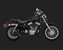 Harley sportster 1200 883 выхлоп, выхлопное v&h 99-033, купить с разборки