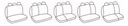 Exkrkpl чехлы vw golf 3 4 5 6 iv v polo vi bora4, купить из Польши