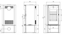 фото mini №7, Stove steel defro 118 x 57 x 50 centimeters