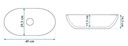 фото mini №14, Washbasin ceramic tabletop cellular linda - rea