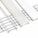 фото mini №5, Aluminum profile+ glass phosphors c to led strip overlay 1m