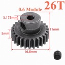 фото mini №2, Asterisk 26t hsp 1/ 10 number 11176 steel rc jakar