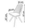 фото mini №4, K206 chair map skin kitchen restaurant