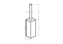 фото mini №2, Connector stainless racks wooden 40x40, poler