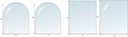 фото mini №4, Glass fasteners under fireplace hardened glass 100x50