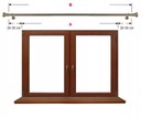 фото mini №3, Cornice double 180 centimeters / fi 19+ 19mm simple metallic 6 colors to select