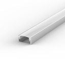 фото mini №6, Profile to led backlight aluminum 1m flat silvery
