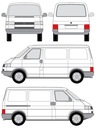 Багажник на крышу vw transporter t4 автобус 3 балки2, купить в Украине