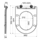 фото mini №6, Plank toilet free fall duschy mild thin