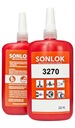 Клей sonlok 3270 250ml до gwintow сильный зеленый 270 до винт болт жесткий разборка, разьем1, цена в Украине