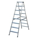 фото мини №9, Лестница алюминиевая krause dopplo 2x8[3, 3m] 150kg